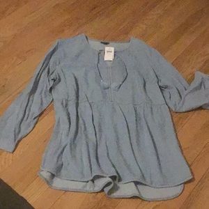 NWT Light Denim Tunic